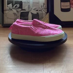 Swiggles Kids' Sparkling Pink Slip-On Sneakers